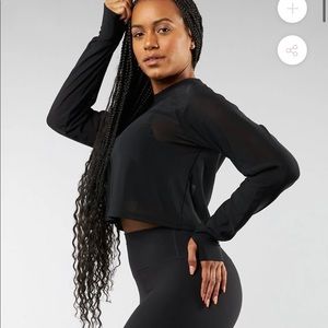 Buffbunny Crystal Clear Top - Onyx Black